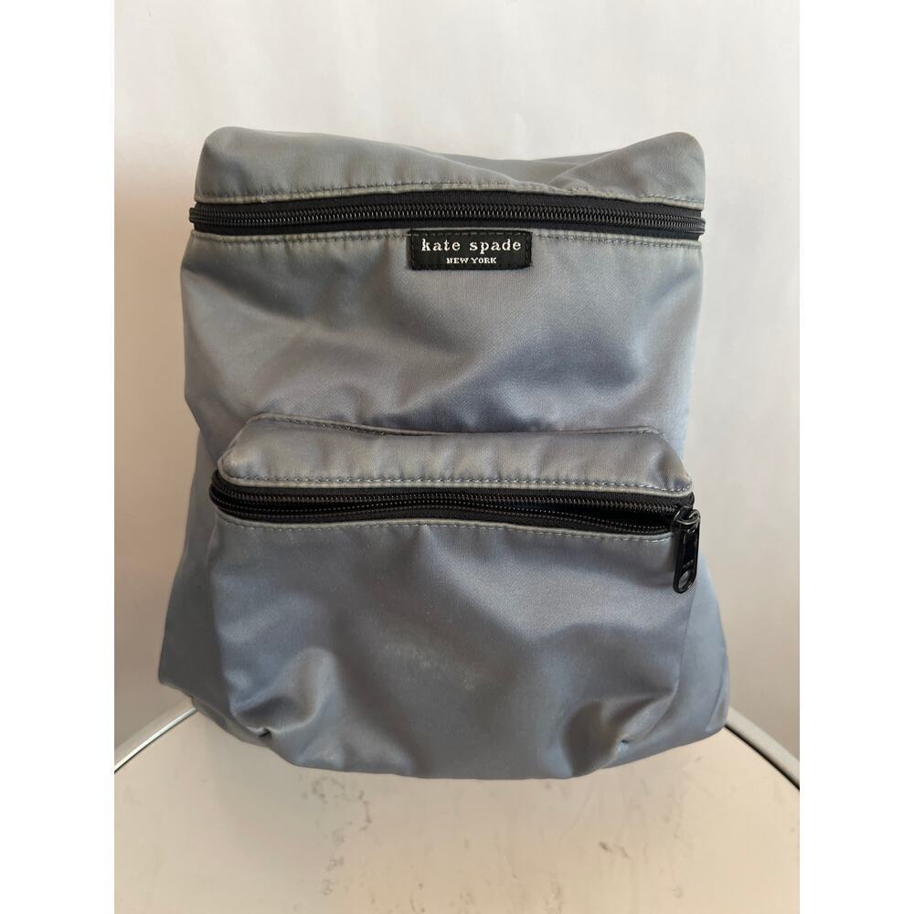 Kate Spade
New York
Small Nylon Backpack Blue Gray